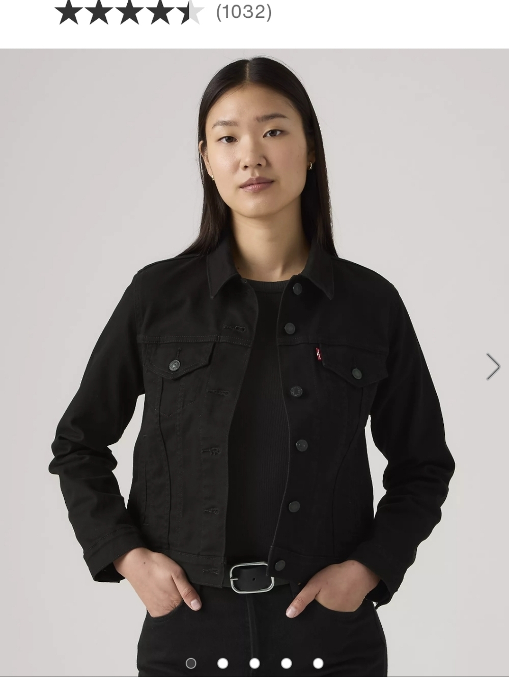 Levi's Women's Black Denim Jacket
